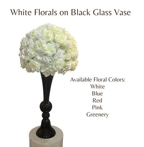 Complete Feather Centerpiece With 16 Vase (White) for Sale Online