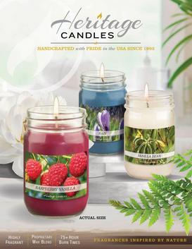 Heritage Candles Earth Candles Fundraising Brochure