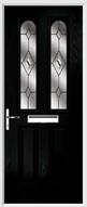 2 Panel 2 Arch Composite Door fusion glass