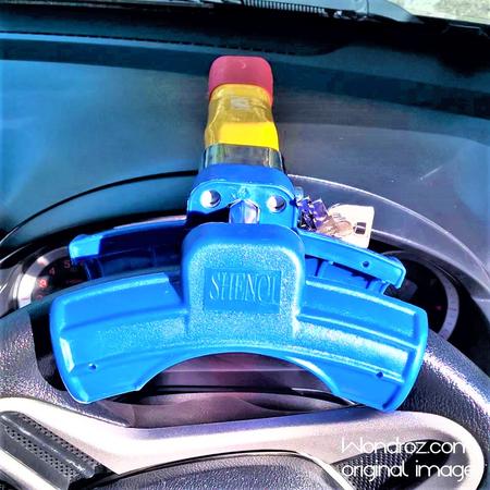 Steering Dashboard Car Lock Anti Theft Steel at Lowest Price in Pakistan