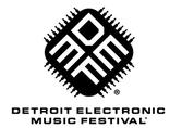 Detroit Electronic Music Festival Laser Light Show