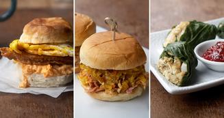 thanksgiving day leftovers sandwiches
