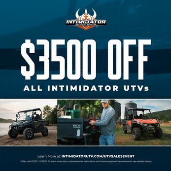 SPARTAN INTIMIDATOR Spring UTV Promotion