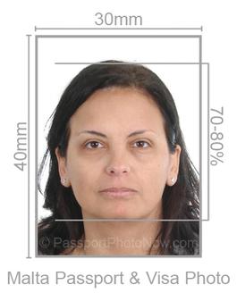 Malta Passport and Visa Photos Printed and Guaranteed accepted from ...