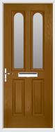 2 Panel 2 Arch Composite Door obscure glass