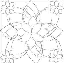 Floret Coloring Page