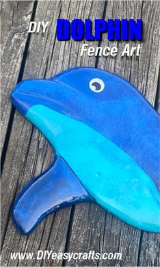 How to easily carve a Dolphin outdoor fence decoration