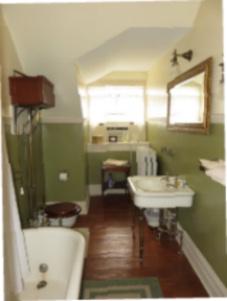 Original Bathroom at Rockcliffe Mansion, Hannibal Missouri