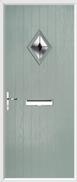 Cottage Diamond Composite Door bevel glass