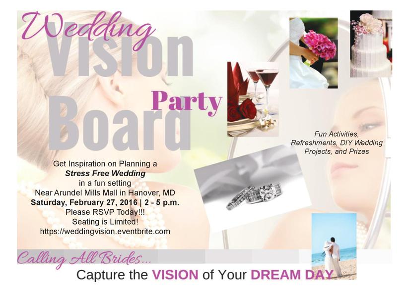 Wedding Vision Board Party | Janet Hall Events