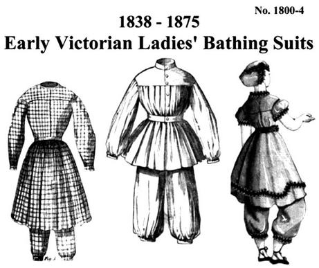 1838 1875 Bathing Suit Pattern