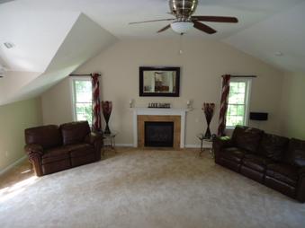 newly painted great room in Attleboro, MA.