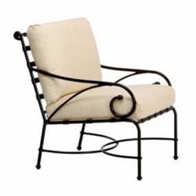 brown jordan roma chair with sunbrella cushions