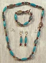 Seed beads & Crazy Lace Agate