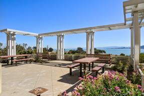 Picnic area with view