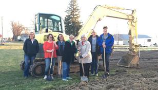 Sherrard Public Library District Trustees (L to R) Sarah Soliz, Molly Kindelsperger, (Bobbi Jackson), Barb Ruane, Cindy Sanders, Sheryl Steele, and Allen Holdsworth.
