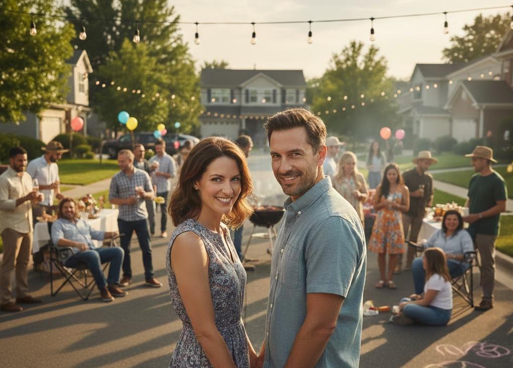 ENM Couple at Block Party - Monogamish.com