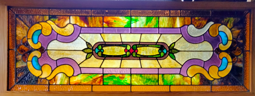 Early 20th century restore stained glass for sale