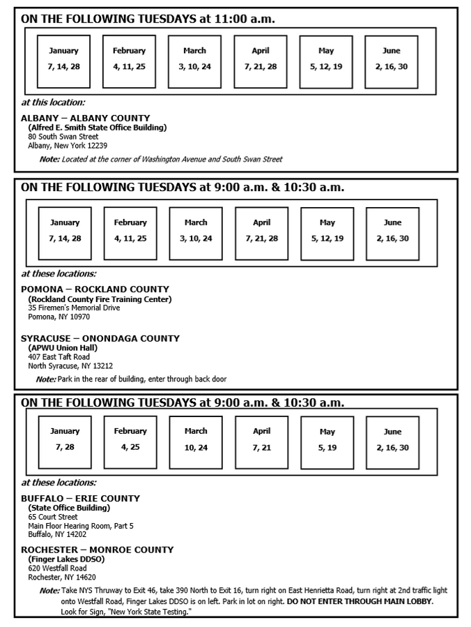 NY Notary Exam Schedule Prep