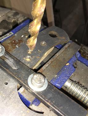 How to make a knife making drill press vise jig. www.DIYeasycrafts.com