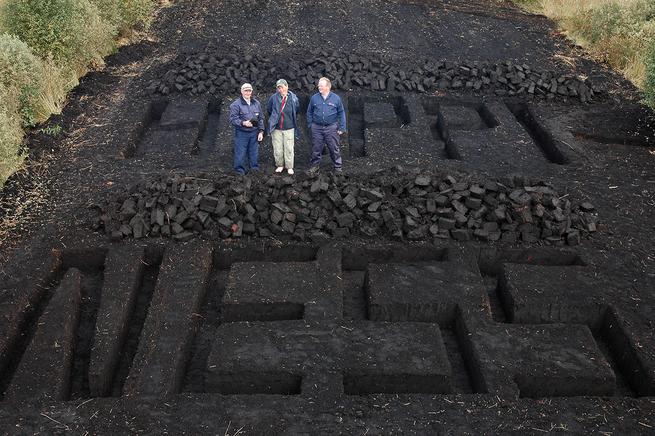 Happiness sculpture installation by Marian Jorgeson