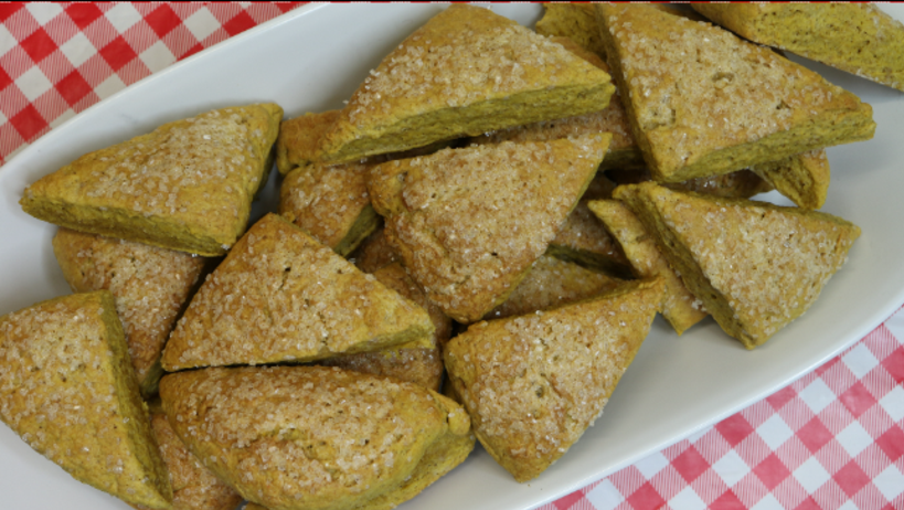 Sugar Crusted Pumpkin Scones Recipe, Noreen's kitchen