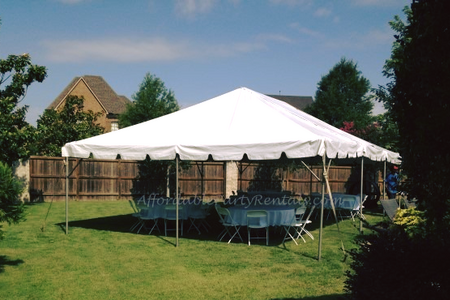 20 x 30 event rental tent
