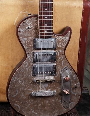 Gulf Coast Rebel Metal Top Guitar made by Postal Guitars