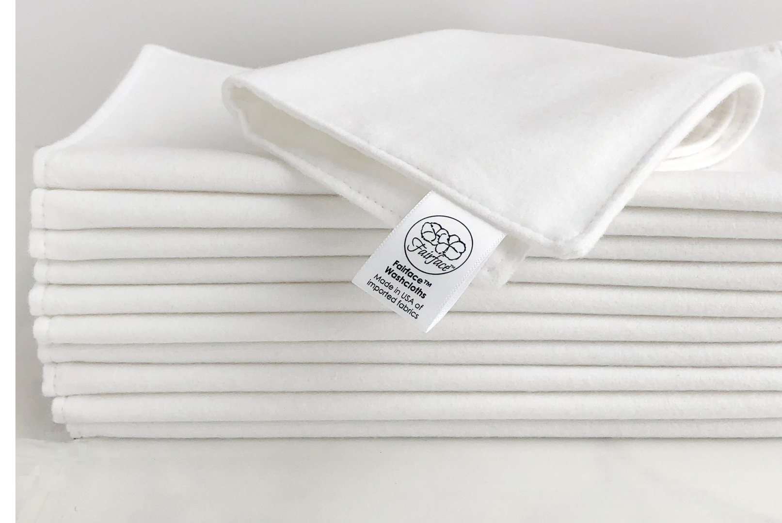 Fairface Soft Flannel Baby Washcloths