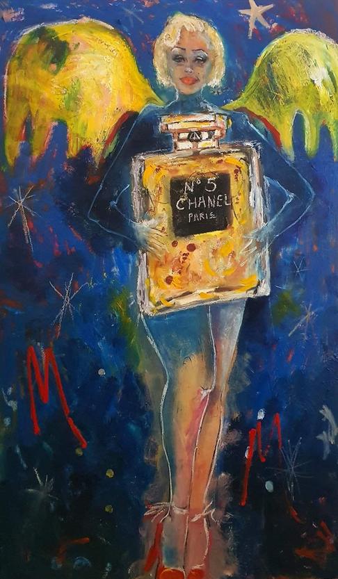 Marilyn - Oil on Canvas 150 x 90 cm