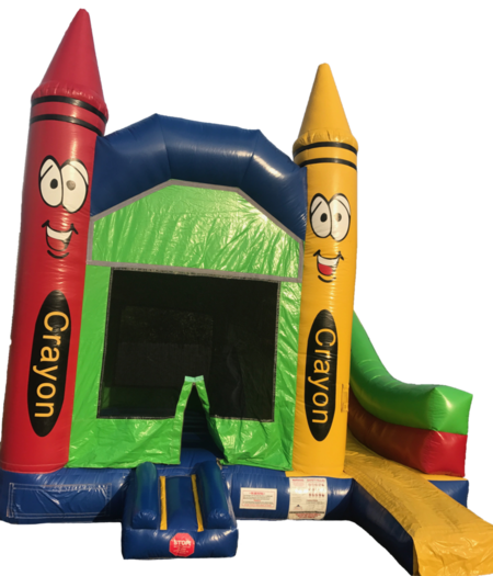 indoor bounce house crayon bounce house crayon slide