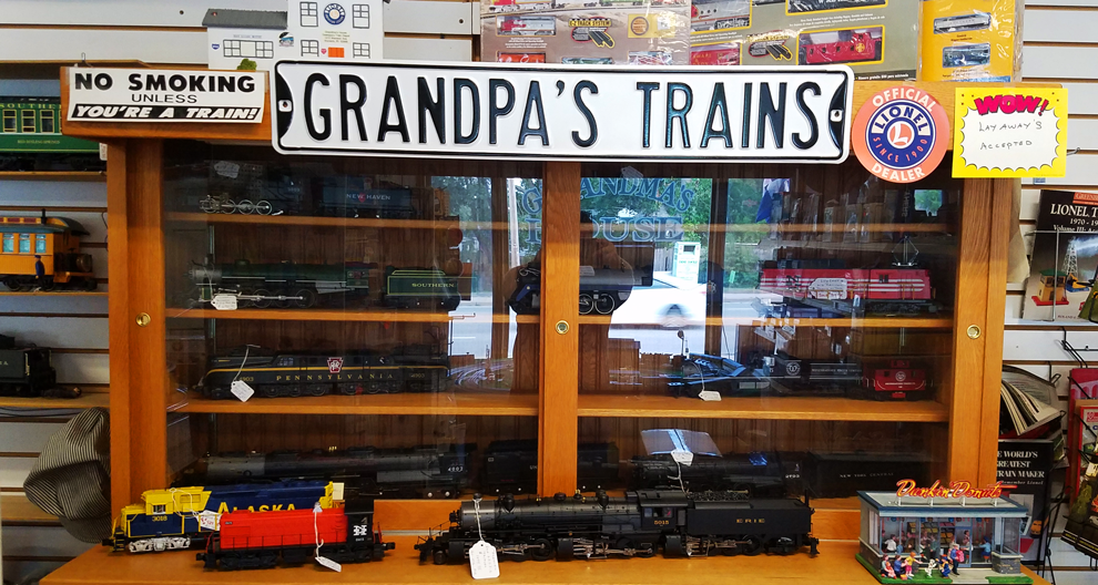 Gma's Hse  Gpa's Train Depot