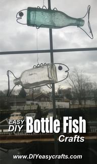 DIY Bottle Fish art