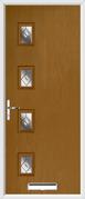 4 Square Composite Door fusion glass