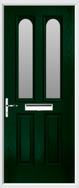 2 Panel 2 Arch Composite Door obscure glass