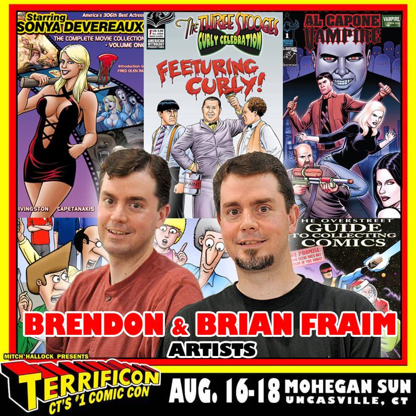 COMIC BOOK CREATOR GUESTS for TERRIFICON CONNECTICUT'S Comic Con at