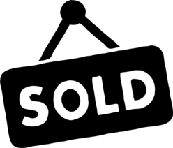 Sold sign illustration