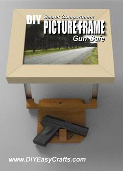 photo frame gun safe