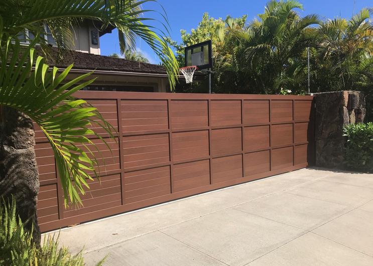 Island Style Gates, Aluminum gates Hawaii, Driveway gate Honolulu, Privacy Gates Oahu, Custom Gates Oahu, Automatic Gates Hawaii