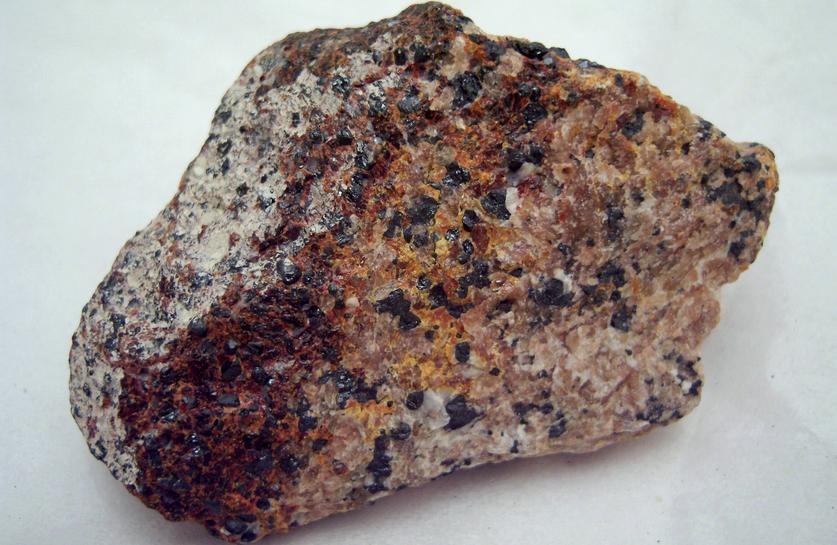 fluorescent WILLEMITE, HYDROZINCITE, CALCITE, FRANKLINITE and ZINCITE - Sterling Mine, Sterling Hill, Ogdensburg, Franklin Mining District, Sussex County, New Jersey, USA – Franklinite and Zincite type locality - for sale