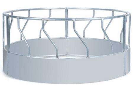 18 Gauge Galvanized S-Bar Bale Feeder keeps animals out of the hay. Less waste and more hay for the animals.