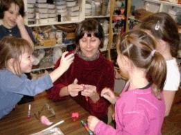 One of our after school art classes for children in New York City, NY