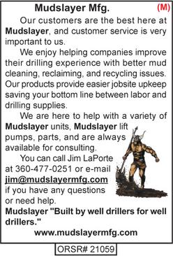 Mud Cleaning Shakers, Mud Systems, Mudslayer Mfg