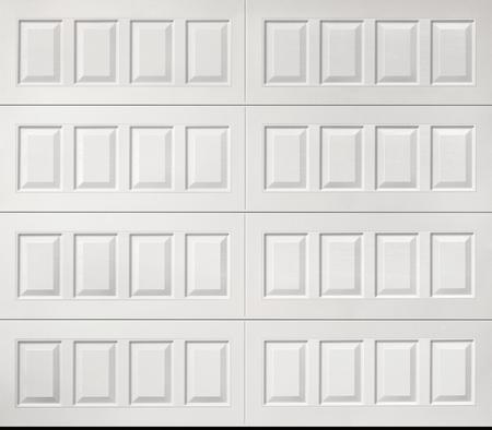 White Raised Panel New garage door