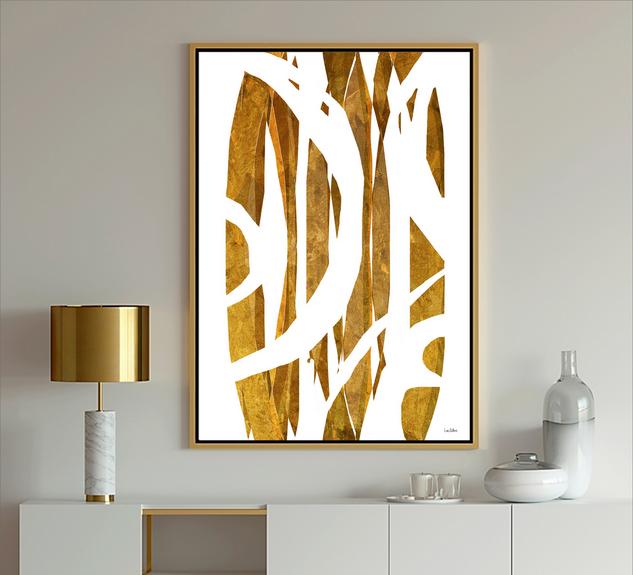 Gold Abstract Art, #Gold art, #abstract art, #Dubois Art