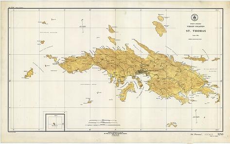 St. Thomas U.S.V.I. chart 1946