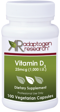Adaptogen Research, Vitamin D3 5000 Vegetarian Capsules