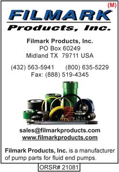 Filmark Products, Pump Parts