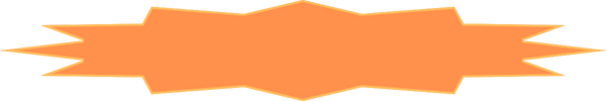 Image of an orange starburst for an announcement