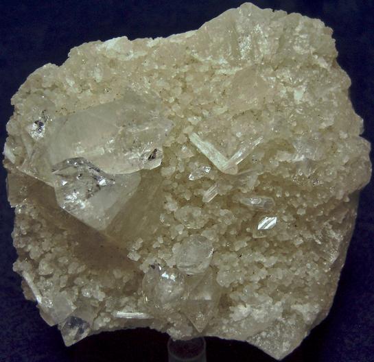 FLUORAPOPHYLLITE and STILBITE - Jalgaon District, Maharashtra, India - ex Rutgers Geology Museum